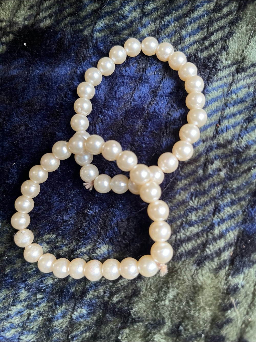 Classic Cream Pearl Stretch Bracelet Set - Elegant Beaded Bracelets